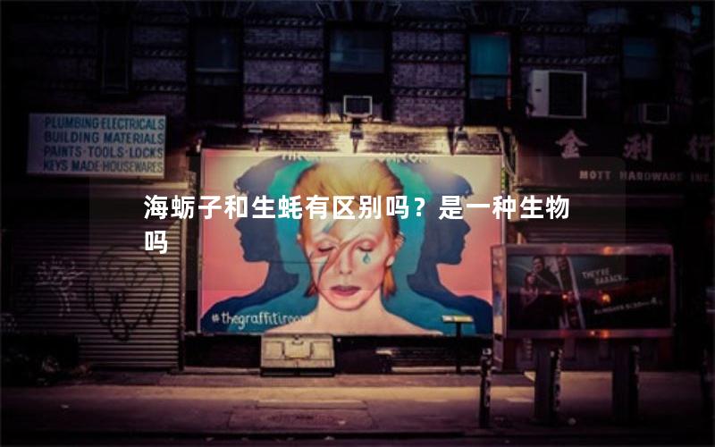 海蛎子和生蚝有区别吗？是一种生物吗
